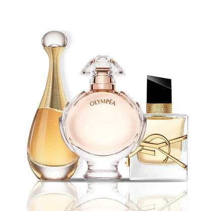 Sada 3 parfumov | J'Adore Dior + Olympea + Yves Saint Laurent Libre